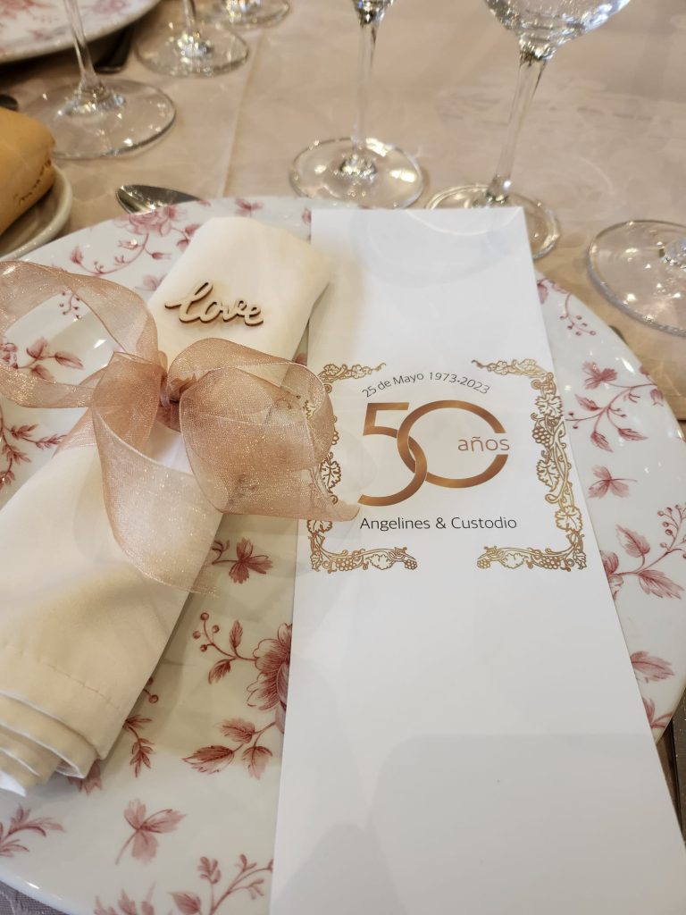 Imagen de decoracion bodas de oro